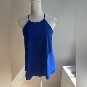 Paper Crane Royal Blue Sleeves Top